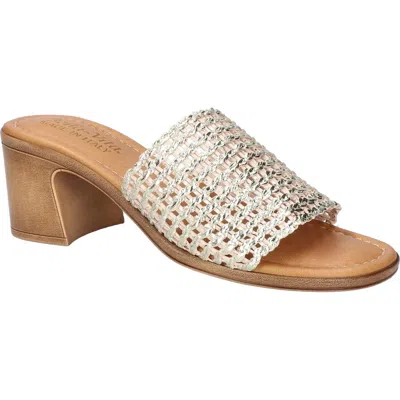 Bella Vita Eni-italy Slide Sandal In Neutral