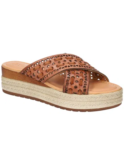 Bella Vita Exa-italy Espadrille Platform Slide Sandal In Multi