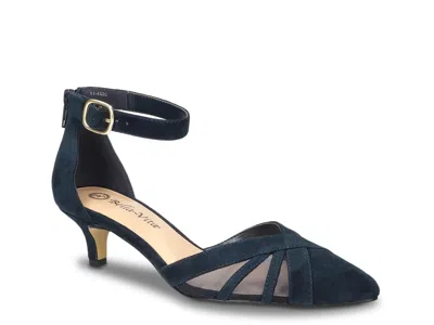 Bella Vita Extra Wide Width Malani Pump In Blue