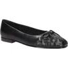 Bella Vita Francie Ballet Flat In Black