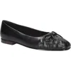 Bella Vita Francie Ballet Flat In Black