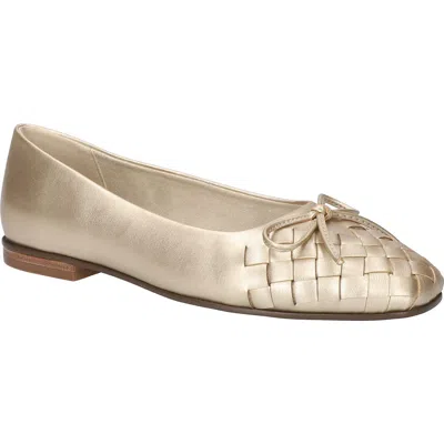 Bella Vita Francie Ballet Flat In Gold
