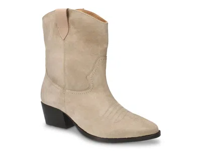 Bella Vita Frontier Cowboy Bootie In White