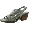 Bella Vita Womens Padded Insole Faux Suede Block Heel In Grey
