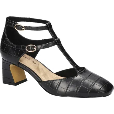 Bella Vita Harpswell Ankle Strap Pump In Black