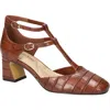Bella Vita Harpswell Ankle Strap Pump In Brown