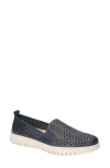 Bella Vita Helm Sneaker In Navy Leather