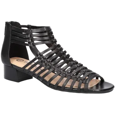Bella Vita Holden Womens Open Toe Leather Gladiator Sandals In Black