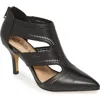 Bella Vita Hope Perforated Cage Pointed Toe Pump In Black
