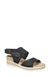 Bella Vita Women's Cosette Wedge Sandals In Black