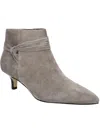 Bella Vita Jani Womens Pointed Toe Kitten Heel Booties In Multi