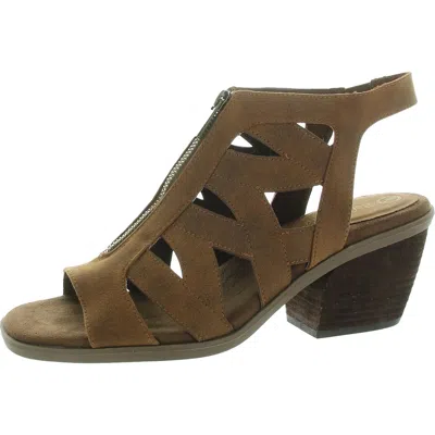 Bella Vita Jovanah Womens Faux Leather Gladiator Block Heel In Multi