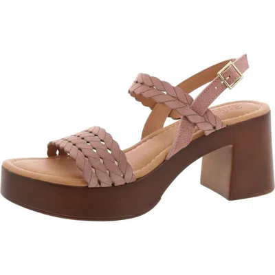 Bella Vita Jud-italy Womens Ankle Strap Round Toe Block Heel In Gold