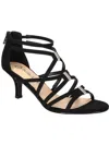 Bella Vita Karlette Womens Open Toe Slip On Strappy Sandals In Black