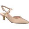 Bella Vita Kayce Pointed Toe Pump In Nude