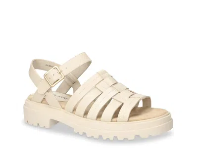 Bella Vita Loni Platform Sandal In White