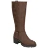 Bella Vita Lorielle Womens Zipper Round Toe Mid-calf Boots In Gold