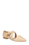 Bella Vita Maddie Pointed Toe Flat In Nude