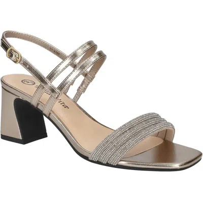 Bella Vita Majesty Womens Strappy Manmade Block Heels In Multi