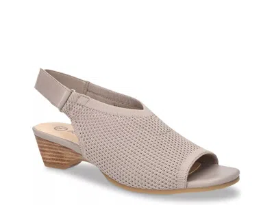 Bella Vita Marin Slingback Sandal In Natural Knit