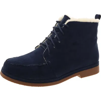 Bella Vita Maude Womens Faux Suede Ankle Winter & Snow Boots