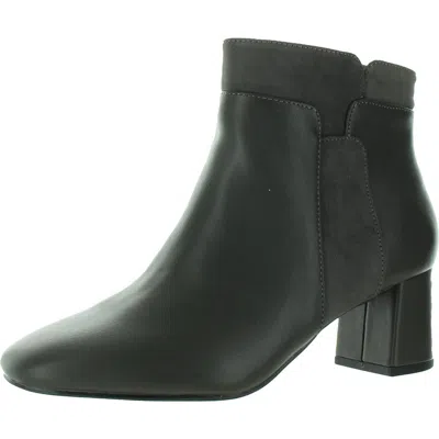 Bella Vita Medley Womens Solid Manmade Ankle Boots In Blue