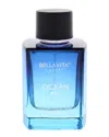 Bella Vita Men's 3.4oz Luxury Collection - Ocean Edp In Blue