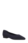 Bella Vita Mireya Knit Flat In Black