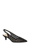 Bella Vita Noel Slingback Pointed Toe Pump In Black