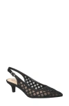Bella Vita Noel Slingback Pointed Toe Pump In Black