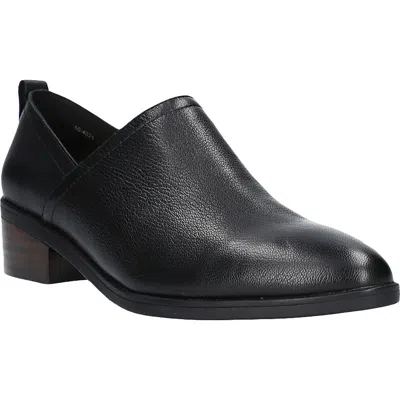 Bella Vita Porter Womens Leather Slip On Booties In Black