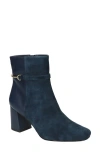 Bella Vita Quincy Boot In Navy Kidsuede Leather