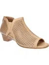 Bella Vita Remy Womens Open Toe Zip Back Wedge Heels In Brown