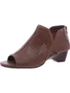 Bella Vita Remy Womens Leather Perforated Booties In Multi