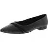 Bella Vita Rhea Womens Solid Manmade Flat Shoes In Black