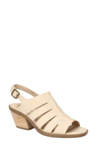 Bella Vita Rhodes Slingback Sandal In Bone