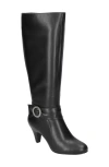 Bella Vita Womens Zipper Mid-calf Boots In Black