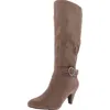 Bella Vita Rima Womens Zipper Suede Knee-high Boots In Multi