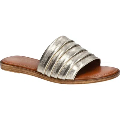 Bella Vita Rya-italy Slide Sandal In Gray