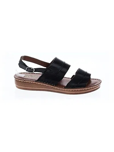 Pre-owned Bella Vita Sandals In Black