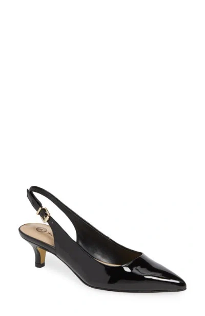 Bella Vita Scarlette Kitten Heel Slingback Pump In Black