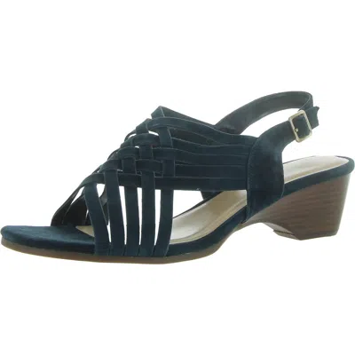 Bella Vita Seble Womens Open Toe Heeled Ankle Strap In Multi
