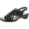 Bella Vita Seble Womens Strappy Open Toe Slingback Sandals In Black