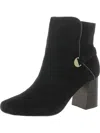 Bella Vita Siti Womens Leather Square Toe Ankle Boots In Black