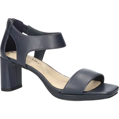 Bella Vita Sonic Ankle Strap Sandal In Blue