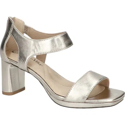 Bella Vita Sonic Ankle Strap Sandal In Gold