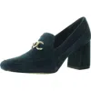 Bella Vita Tam Womens Embellished Man Made Loafer Heels In Multi