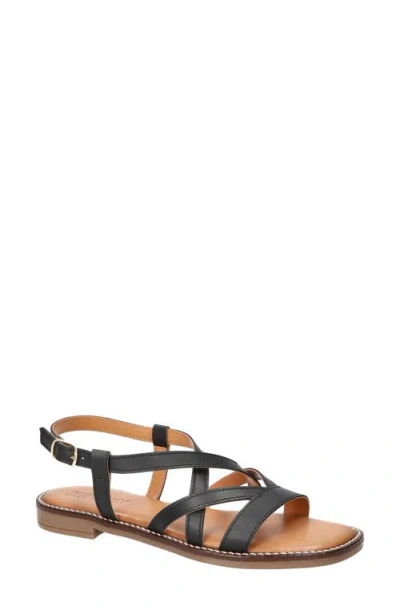 Bella Vita Tya Strappy Sandal In Black Italian Leather