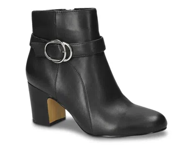 Bella Vita Wide Width Gamela Bootie In Black