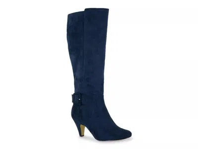Bella Vita Wide Width Troy Ii Riding Boot In Blue